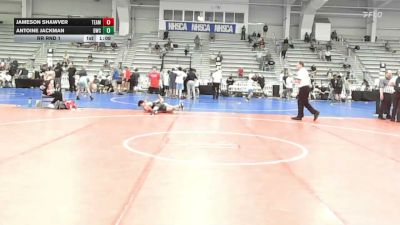 113 lbs Rr Rnd 1 - Jameson Shawver, Team Diamond Fish - HSB vs Antoine Jackman, Doughboy Black - HSB