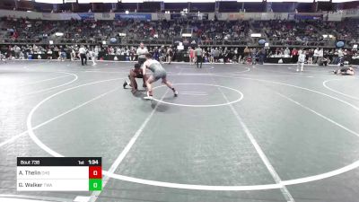 174 lbs Round Of 16 - Ayden Thelin, Choctaw vs Gary Walker, Terminator Wrestling Academy