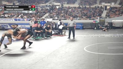 115-D4 3rd Place Match - Ryder Nelson, Morenci High School vs Enrique Hernandez, Parker High School