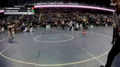 3A 150 lbs Champ. Round 1 - Camden Herron, Northside High School (Jacksonville) vs James Weaver, North Gaston High School