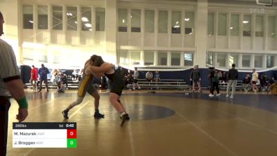 285 lbs Consi Of 16 #2 - Michael Mazurek, Unattached-UPJ vs Josh Broggan, Kent State