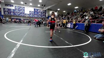 58-61 lbs Rr Rnd 3 - Fisher Herren, Chickasha Youth Wrestling vs Charlie Gastineau, Standfast