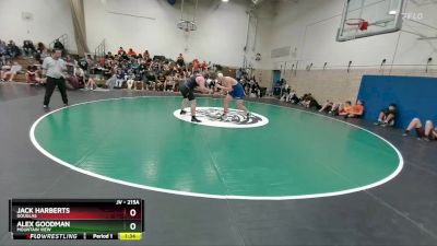 215A Champ. Round 1 - Alex Goodman, Mountain View vs Jack Harberts, Douglas