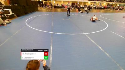 Boys 3rd-4th Grade - 67 Champ. Round 2 - Levi Jackson, Moen Wrestling Academy vs Kaden Frankfurt, DC Elite Wrestling