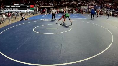 D 1 157 lbs Champ. Round 1 - William O`Neal, Lafayette vs Beau Hunsucker, Haughton