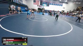 138 lbs Cons. Round 2 - Hunter Glynn, Kelly Walsh vs Trey Schneider, Upton