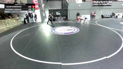 All Cadet Boys Freestyle Lower - 126 lbs Cons. Round 5 - Jacob Dominguez, Elite Force Wrestling Club vs Raymond Carbajal, Santa Fe High School Wrestling