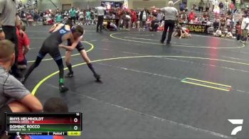 65 lbs Round 3 (6 Team) - Dominic Rocco, Donahue WA vs Rhys Helmholdt, BadBass Green