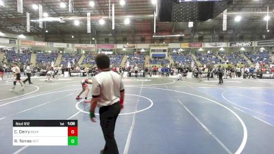 120 lbs Round Of 16 - Conner Derry, Bear Cave WC vs Rene Torres, Victory WC