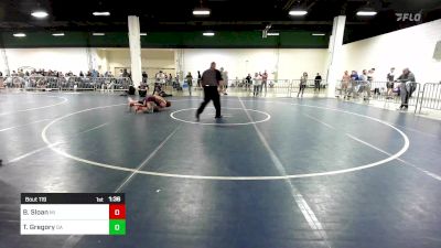 150 lbs Consi Of 64 #1 - Blake Sloan, MI vs Trey Gregory, GA