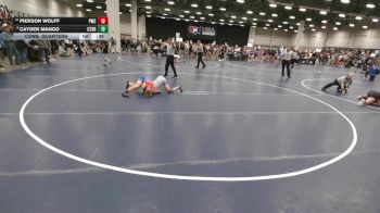 84 lbs Cons. Quarters - Pierson Wolff, Powerhouse Wrestling Club vs Cayden Mango, Collum Trained School Of Wrestling