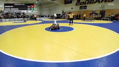 116 lbs Round Of 32 - Shane Ito, La Costa Canyon vs Daniel Mendoza, Victor Valley