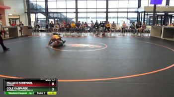 J-14 lbs Quarterfinal - Cole Kasparek, McDominate Training Center vs Malachi Schenkel, Pack732