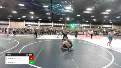 138 lbs Consi Of 64 #1 - Darnell Arizaga-Edmond, Sweetland Misfits vs John Santy, El Toro HS