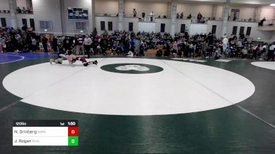 120 lbs Round Of 32 - Noam Grinberg, Sharon vs Jack Rogan, Plymouth South