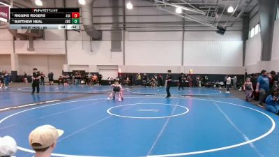 80 lbs Semifinal - Riggins Rogers, Apex Grappling Academy vs Matthew Neal, Legacy Wrestling Club