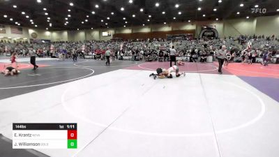 144 lbs Final - Evan Krantz, Nevada Elite vs Jeremiah Williamson, Gold Rush Wrestling