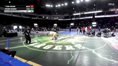 144 lbs Cons. Round 4 - Sam Dehan, Auburn Mountainview vs Fisher Norris, Lakeside (Seattle)