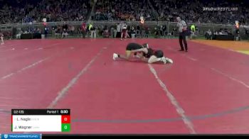 D2-135 lbs Cons. Round 2 - Lucas Nagle, Pinckney HS vs James Wagner, Lansing Waverly HS