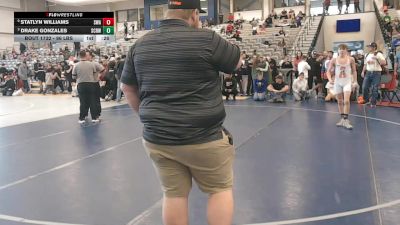 96 lbs 1st Place Match - Statlyn Williams, Sublime Wrestling Academy vs Drake Gonzales, Steel City Reloaded Wrestling Club