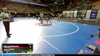 105 Class 2 lbs Quarterfinal - Kate Cooper, Timberland vs Nina Zimmermann, Washington