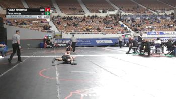 177-D4 Quarterfinal - Lucas Lee, Payson High School vs Alex Martinez, St. Augustine Catholic High School
