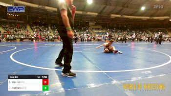 92 lbs Round Of 16 - Trenton Warren, Valiant Prep vs Jacobie Robbins, Greater Heights Wrestling