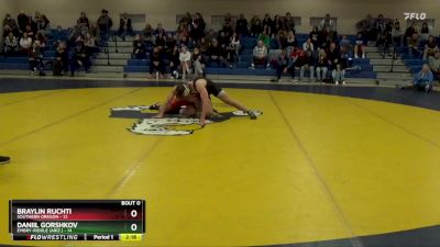 174 lbs Daniil Gorshkov, Embry-Riddle (Ariz.) vs Braylin Ruchti, Southern Oregon