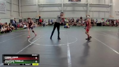 100 lbs Round 1 (8 Team) - Jonathan Toriello, Killer Elite vs Corbin Leiker, Xtreme Team