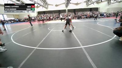 110-I lbs Round Of 32 - Jowell Alfonso, Orchard South WC vs Kyle Warner, Warhawks Wrestling Inc.