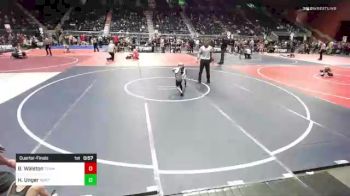 49 lbs Quarterfinal - Beckam Walston, Team Champs vs Harvin Unger, Northeast Colorado Elite