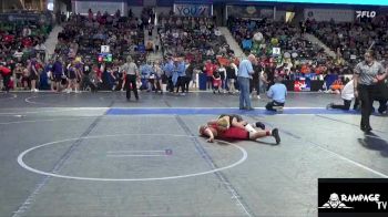 110 lbs Semifinal - Carter Stevens, Plainville Kids vs Jack Pike, Clearwater