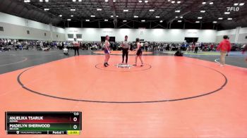 120 lbs Champ. Round 1 - Anjelika Tsaruk, Ozark vs Madelyn Sherwood, Belton