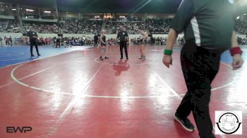 138 lbs Round Of 32 - Clarke Gingrich, Yukon MS Girls vs Quinn Belanger, Altus JH