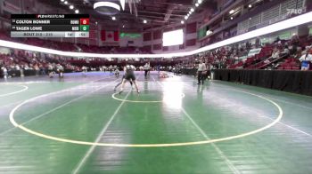 215 lbs Cons. Round 2 - Colton Bonner, Rocky Mountain vs Tagen Lowe, Meridian