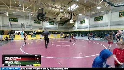 95 lbs Round 4 - Beckett Glynn, Thunder Wrestling Club vs Jack Sarringar, Sibley-ocheydan