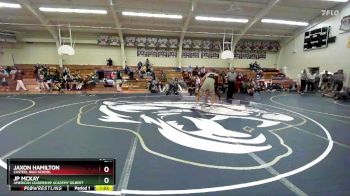 190 lbs Quarterfinal - Jaxon Hamilton, Casteel High School vs JP Mckay, American Leadership Academy Gilbert