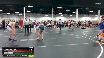 130 lbs Round 2 (8 Team) - Cordy Zalota, Mat Assassins White vs Colin Kehs, Finger Lakes Elite