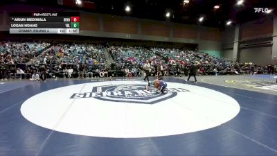 106 lbs Champ. Round 3 - Logan Hoang, Vista Del Lago vs Arjun Mediwala, Reno