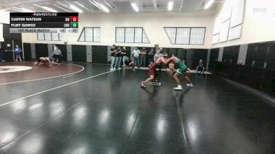 150 lbs 1st Place Match - Flint Quiroz, Lincoln Middle School vs Carter Watson, Riverton Middle School
