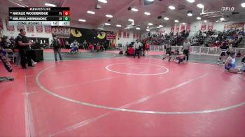 190 lbs Cons. Round 2 - Natalie Woodbridge, Yucca Valley vs Melissa Hernandez, Laguna Hills