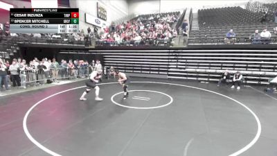 4A 215 lbs Cons. Round 3 - Spencer Mitchell, Green Canyon vs Cesar Inzunza, Timpanogos