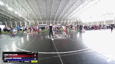 110 lbs Quarterfinal - Finn Williams, WA vs Bridger Stephens, CA