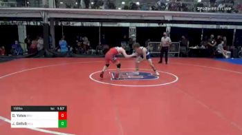 132 lbs Consolation - Dawsen Yates, Bolivar-Richburg vs Jared Gallub, Hills East