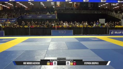 Noé Moisés Acevedo Claudio vs Stephen Joseph Gazzillo Junior 2026 Pan Kids Jiu-Jitsu IBJJF Championship
