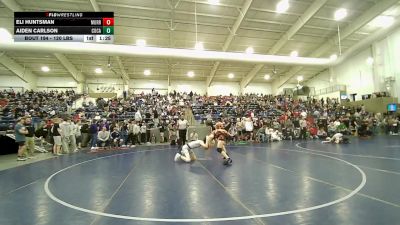 120B lbs Champ. Rd Of 32 - Eli Huntsman, Murray vs Aiden Carlson, Corner Canyon