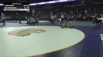 215 lbs Consi Of 8 #1 - Ross Cinfel, Clovis North (CS) vs Jace DeMacbalin, R.F. Kennedy (CS)