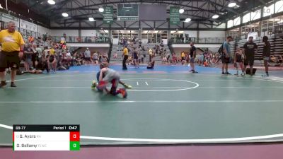 69-77 lbs 3rd Place Match - Gideon Ayers, ISI vs Oz Bellamy, Force Elite Wrestling Club