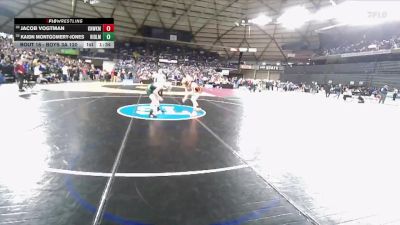 Boys 3A 120 lbs Champ. Round 1 - Jacob Vogtman, Kennewick vs Kaidn Montgomery-Jones, Ridgeline