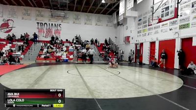 100 lbs Quarterfinal - Ava Bui, Centennial vs Lola Colo, Nampa